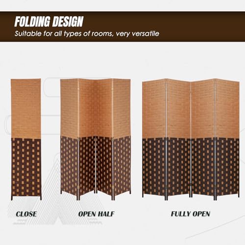 Black 4-Panel Folding Room Divider S85968