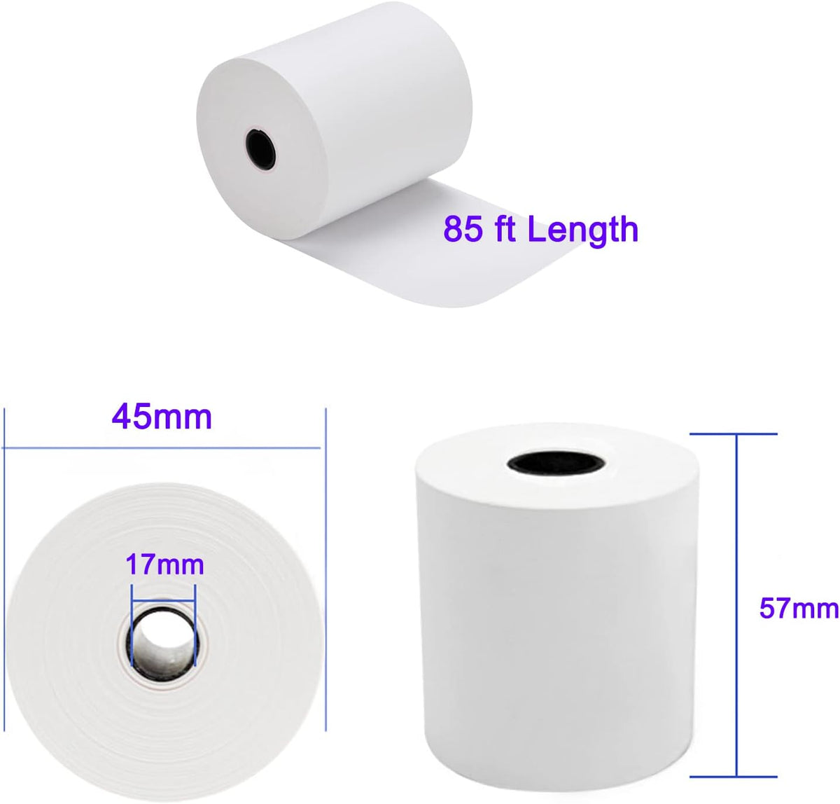 Thermal Receipt Paper 5 Rolls L527