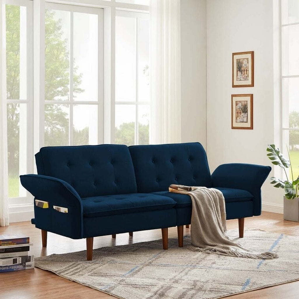 Dark Blue Sofa Bed K49320