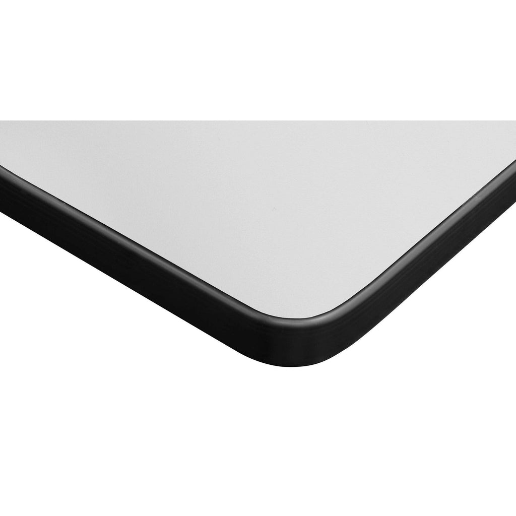 White & Grey Square X-Base Table B525157