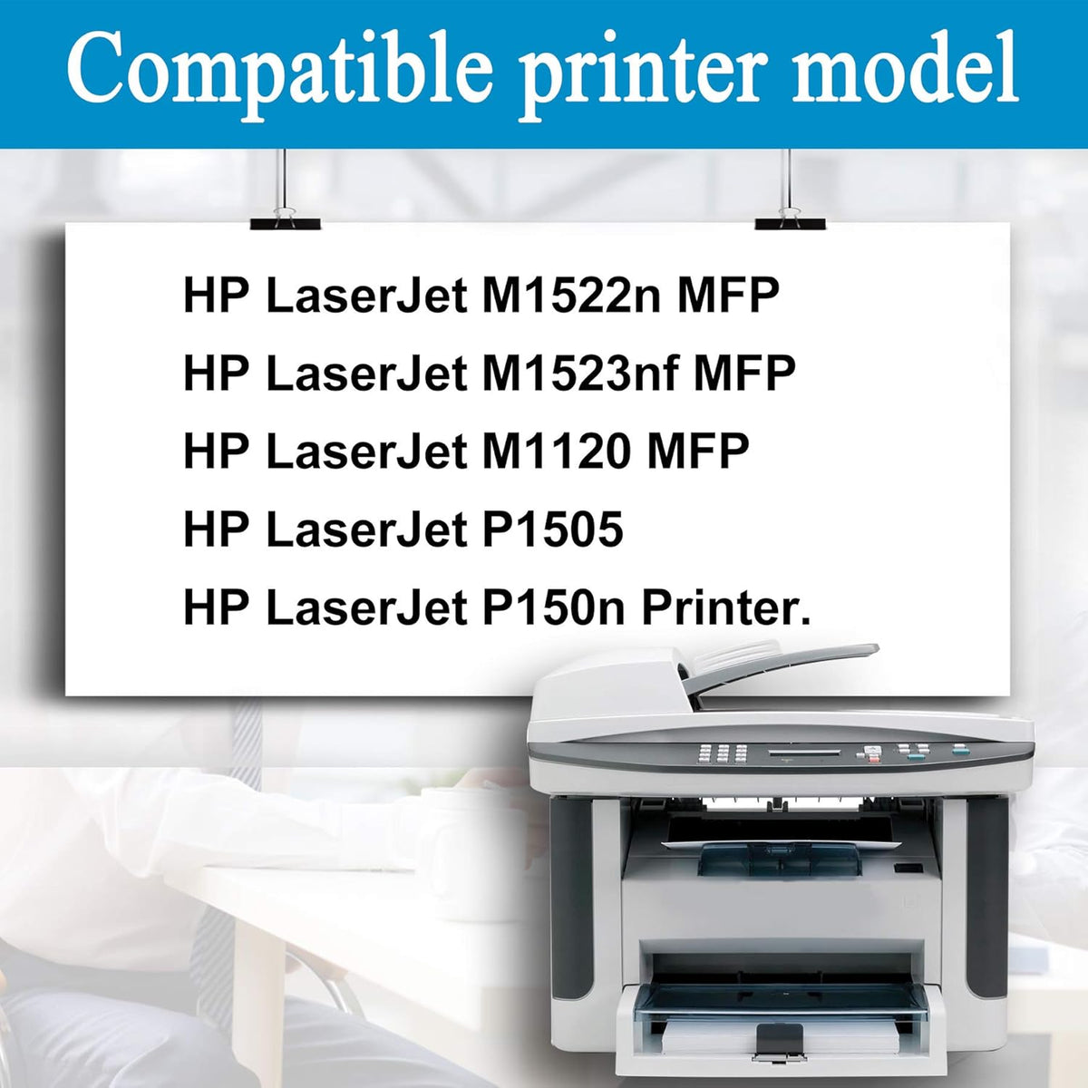 2 Pack Black Toner Cartridge 36A for HP Printer C8802