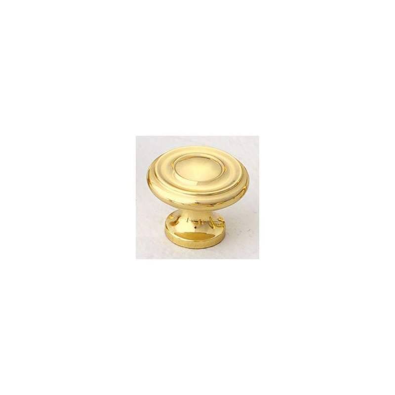 Polished Brass Mushroom Cabinet Knobs, 25 Pack V94084