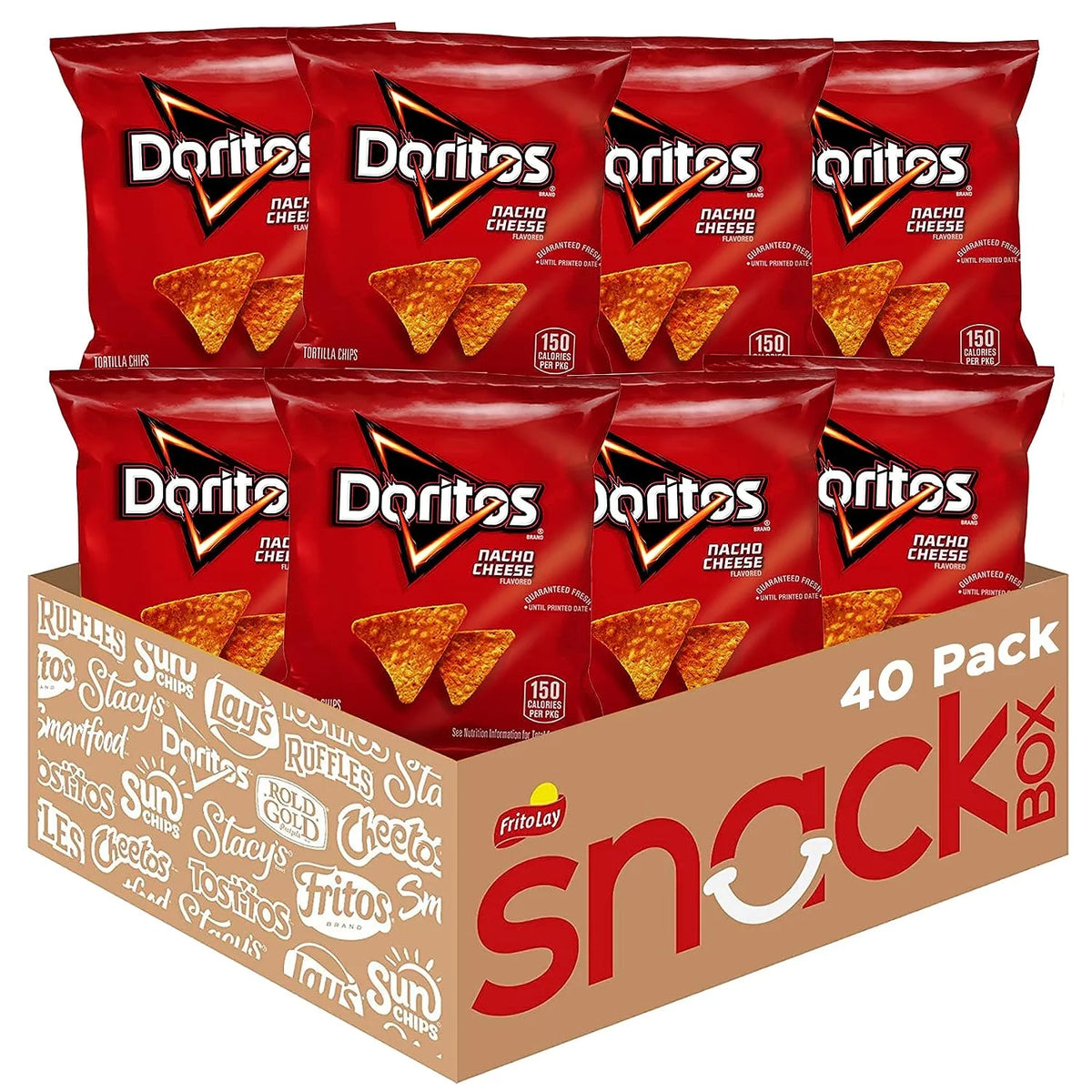 40 Count 1 oz Nacho Cheese Flavored Tortilla Chips M54780
