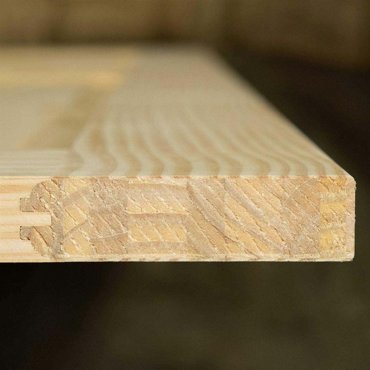 Solid Wood Louvered Slab Door Y39220