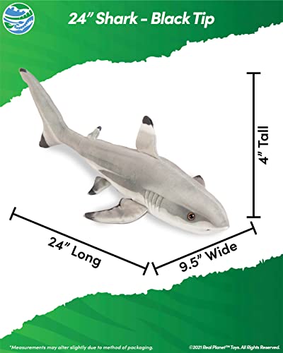 Black Tip Shark 24" Plush Toy V573