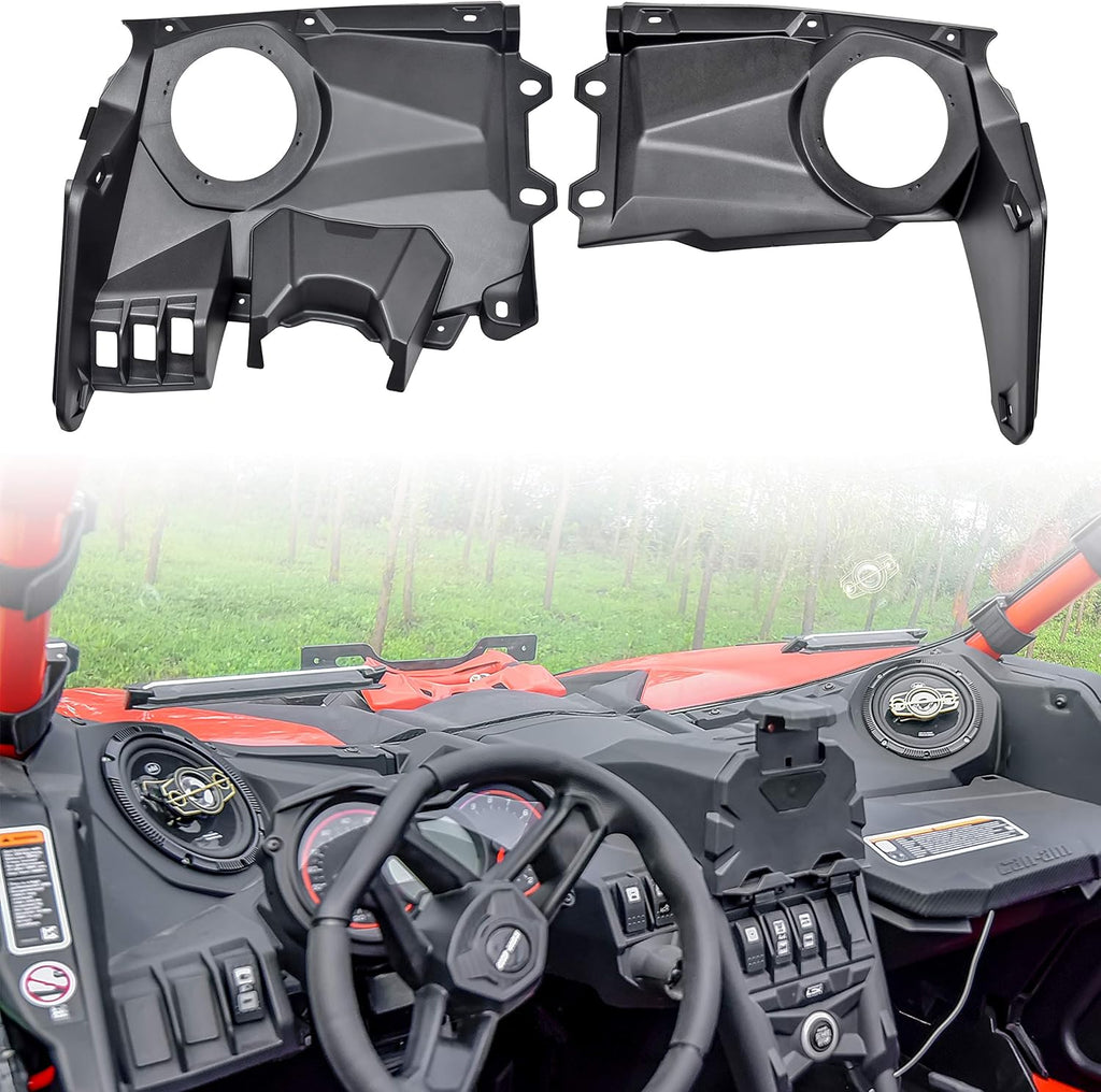 Front Dash Speaker Pods Enclosure Panels Mount Brackets Pack of 2 I71576