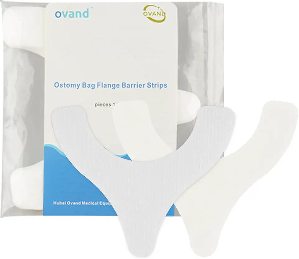 Y-Shape Elastic Medical Grade Adhesive Ostomy Barrier Strips Box of 20 L593300