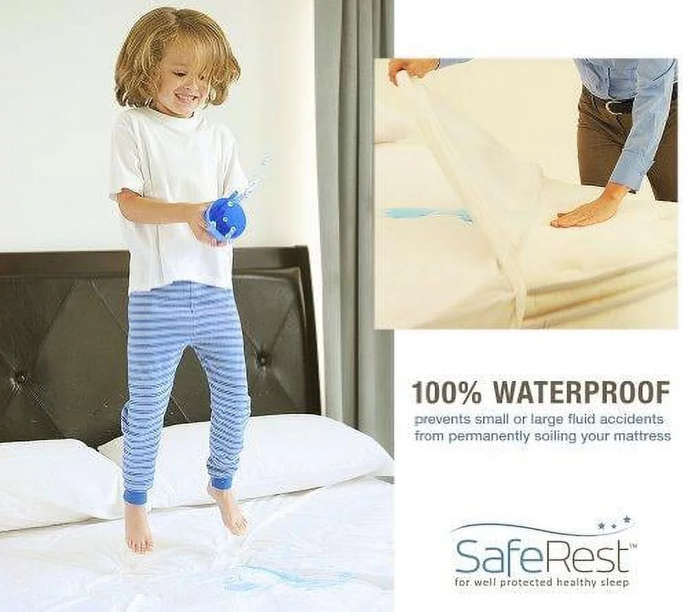 Hypoallergenic Waterproof Zippered Pillow Protector Standard Size D74414
