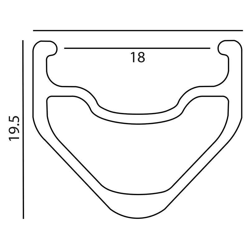 700c Rim 32H Silver G6270