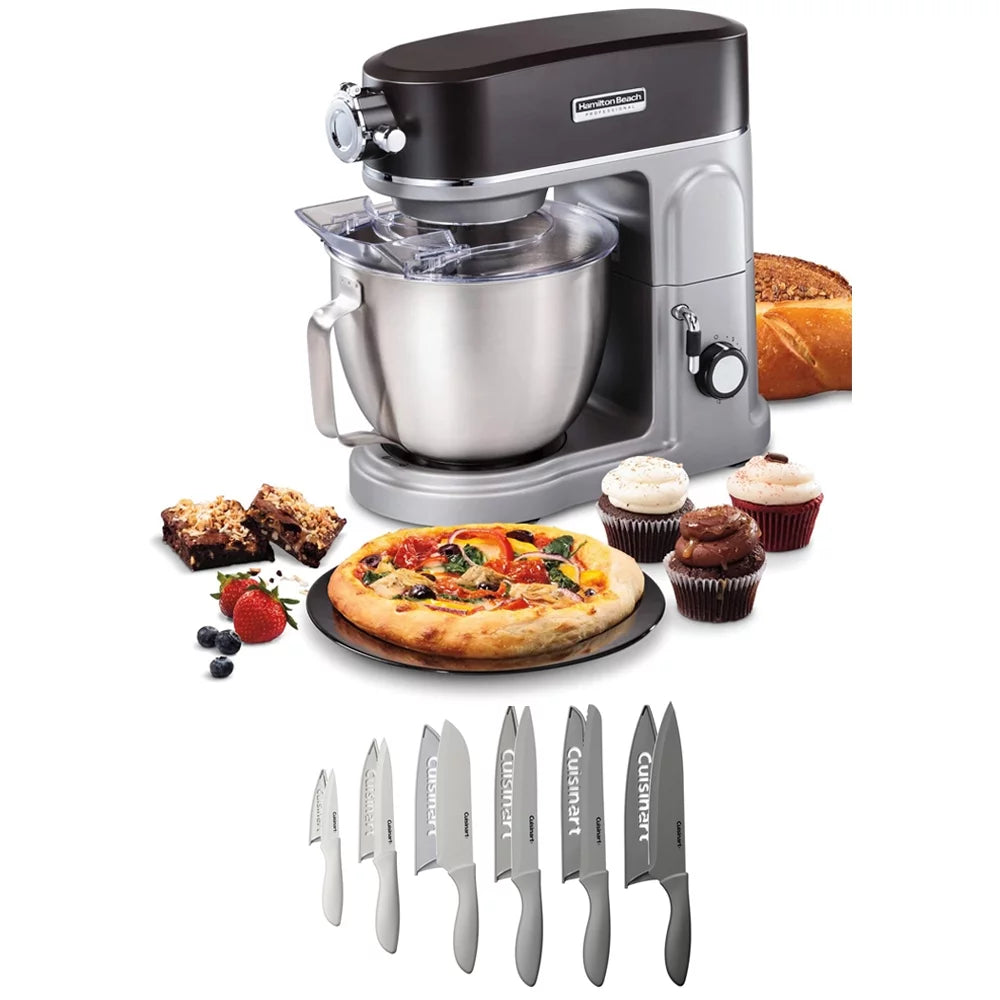 Stand Mixer and 12-Piece Knife Set I9562