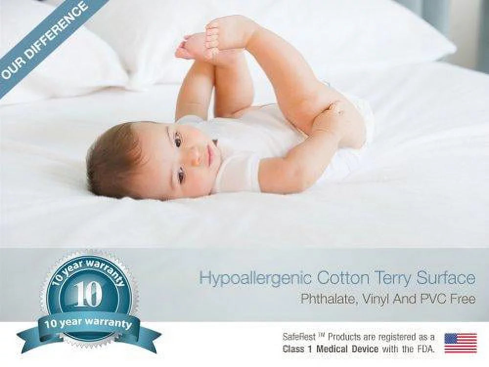 Hypoallergenic Waterproof Zippered Pillow Protector Standard Size D74414