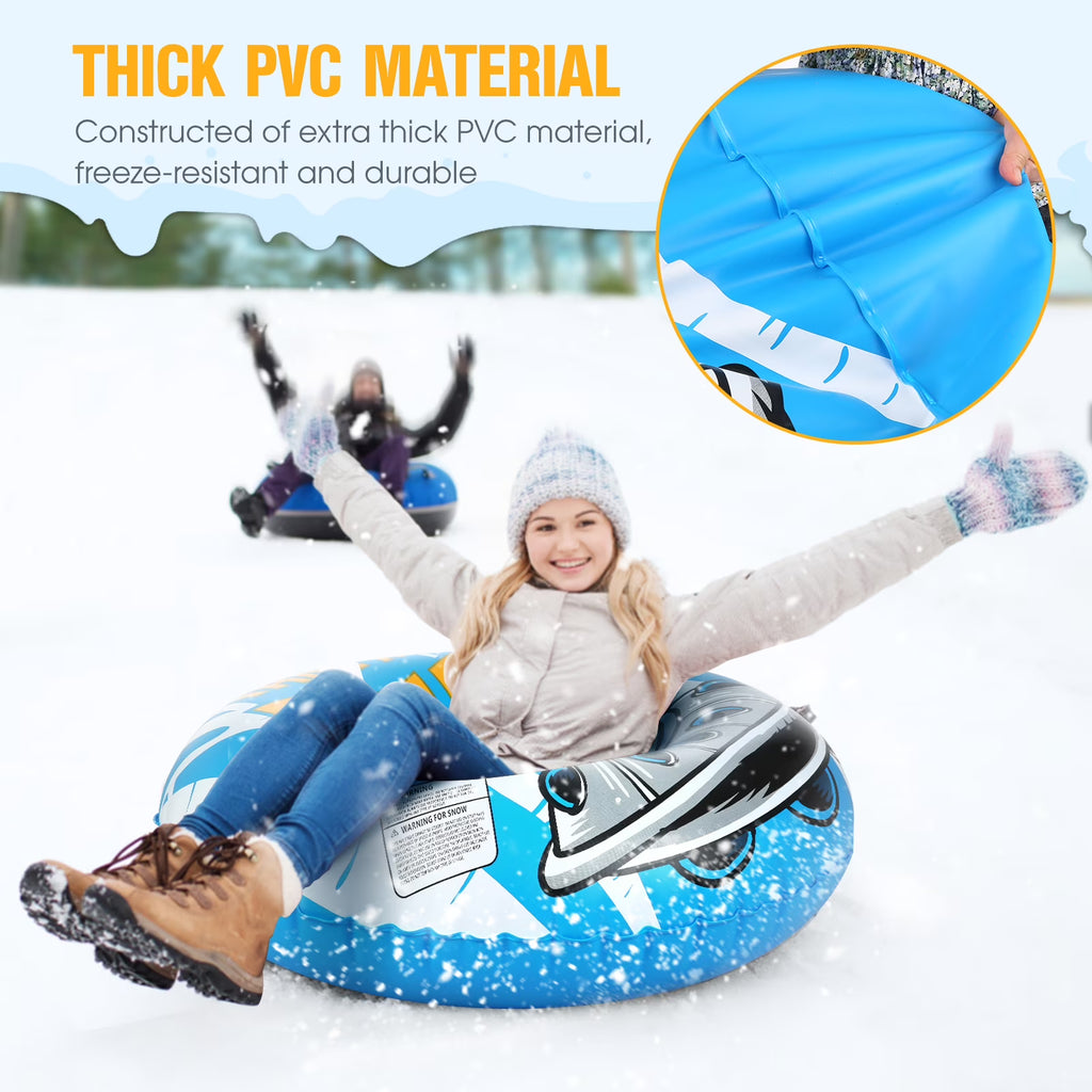 47 Inch Inflatable Pvc Snow Tube Sled I5724