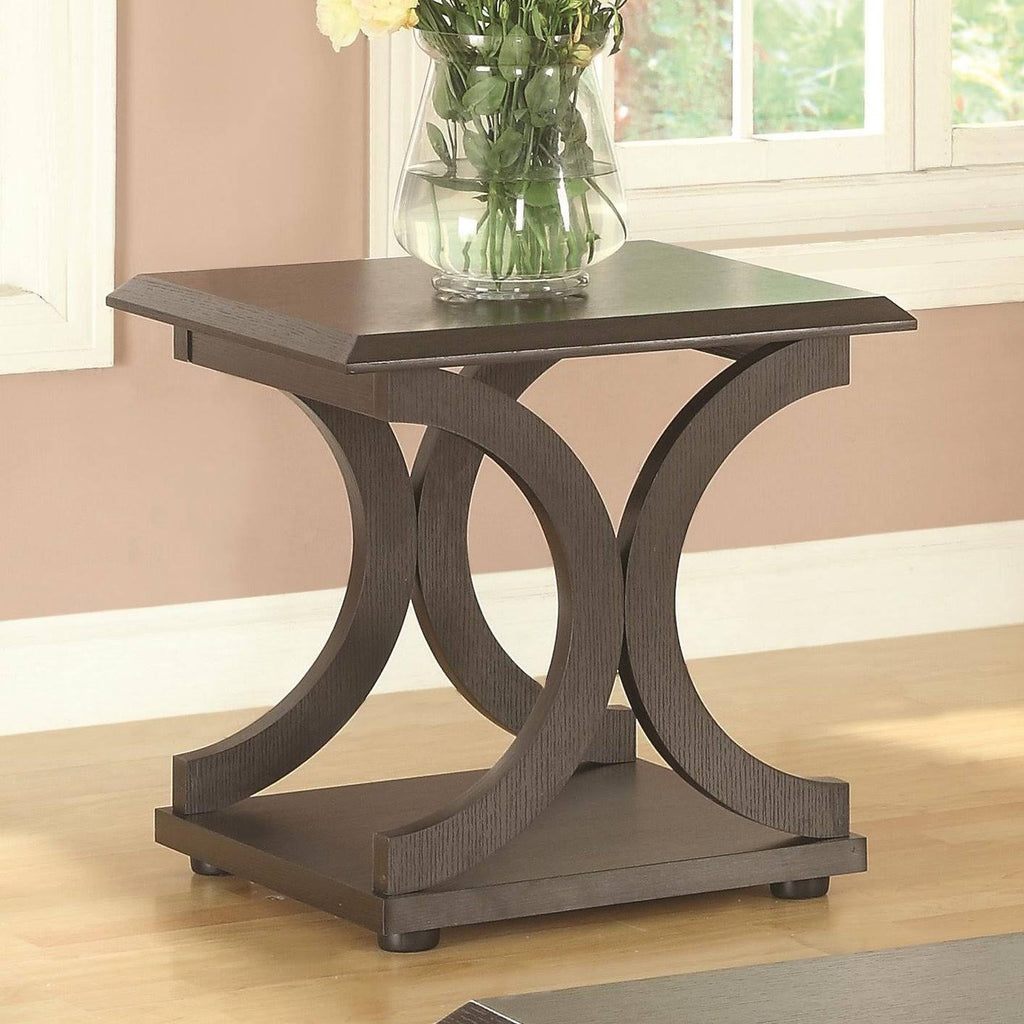 Cappuccino End Table R375205