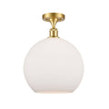 Semi-Flush Mount Satin Gold Light S770