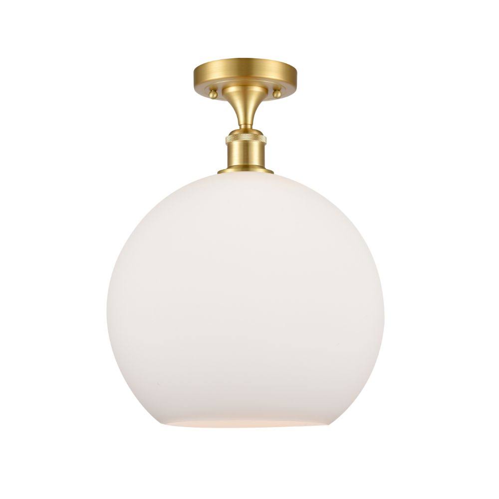 Semi-Flush Mount Satin Gold Light S770
