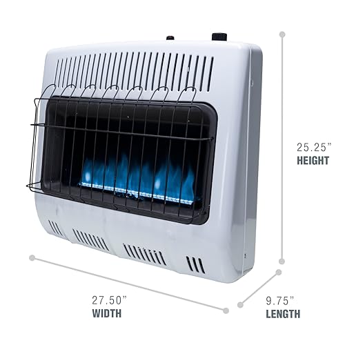 30,000 BTU Blue Flame Propane Heater U580