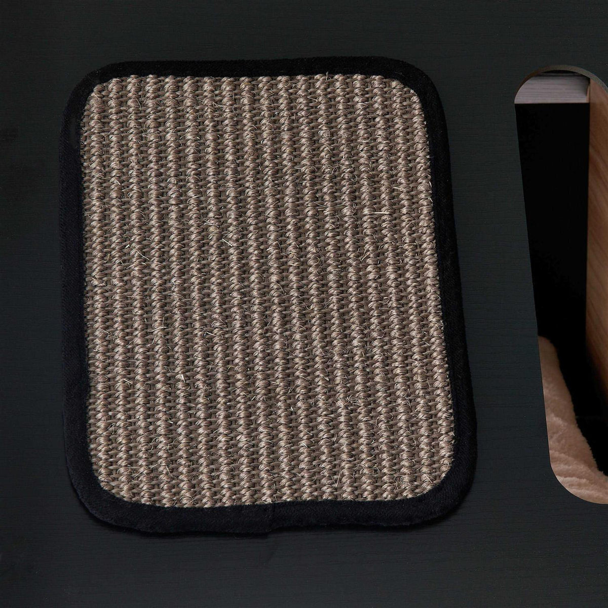 Modern Cat Condo with Sisal Scratching Pad C8435