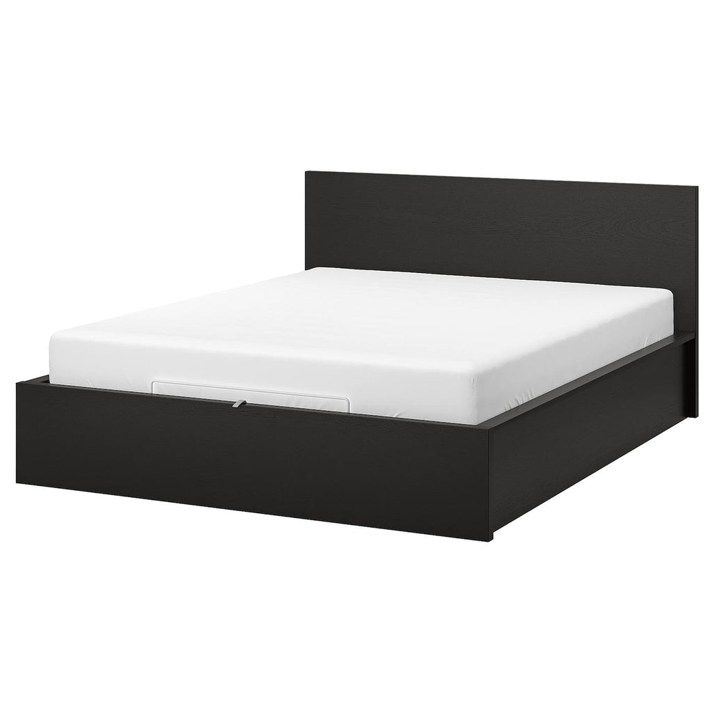 Queen Black-Brown Storage Bed S134543