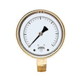 4x22 Brass Case Pressure Gauges S769