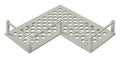 Corner Bathroom Basket Satin Nickel W8999