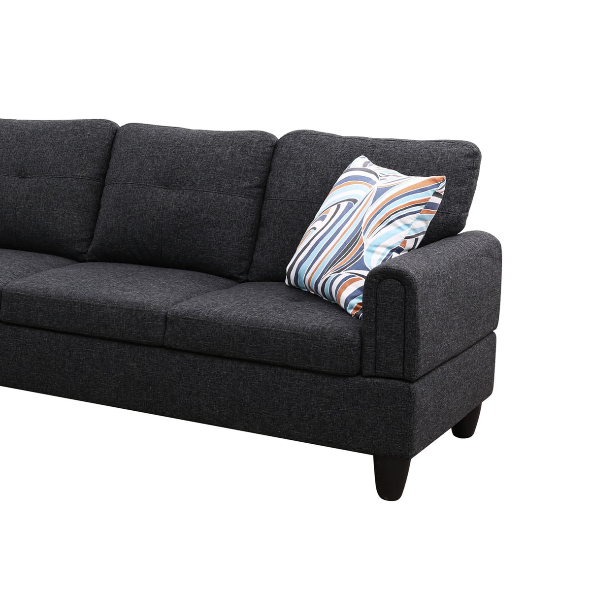 98" Sectional Sofa with Storage Ottoman and Chaise J496509