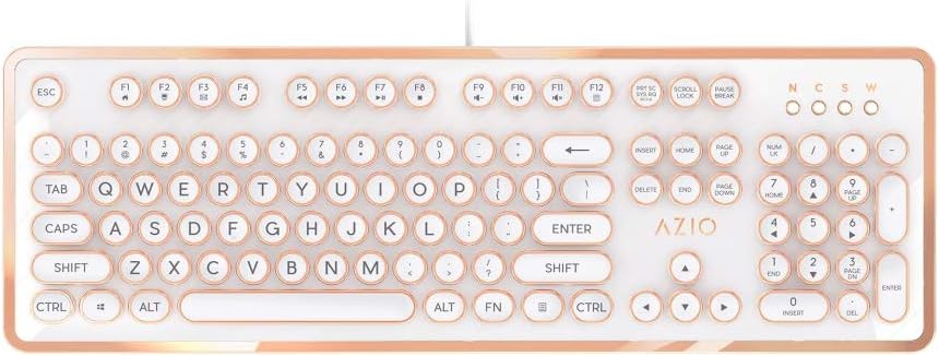 Wired USB Mechanical Keyboard in Black and Chrome I8853