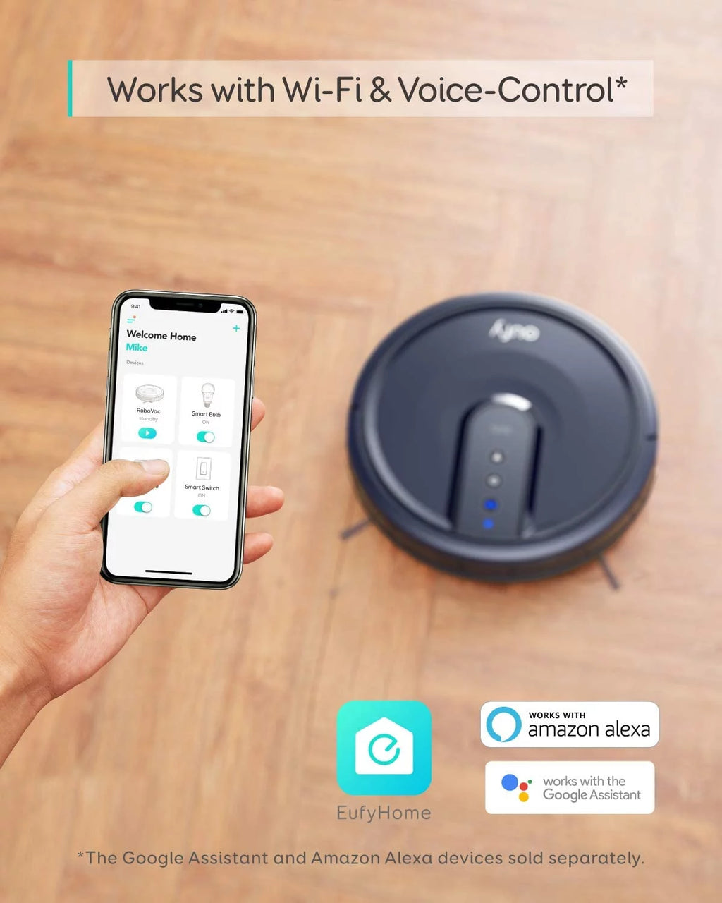 Wi-Fi Connected Robot Vacuum M16745