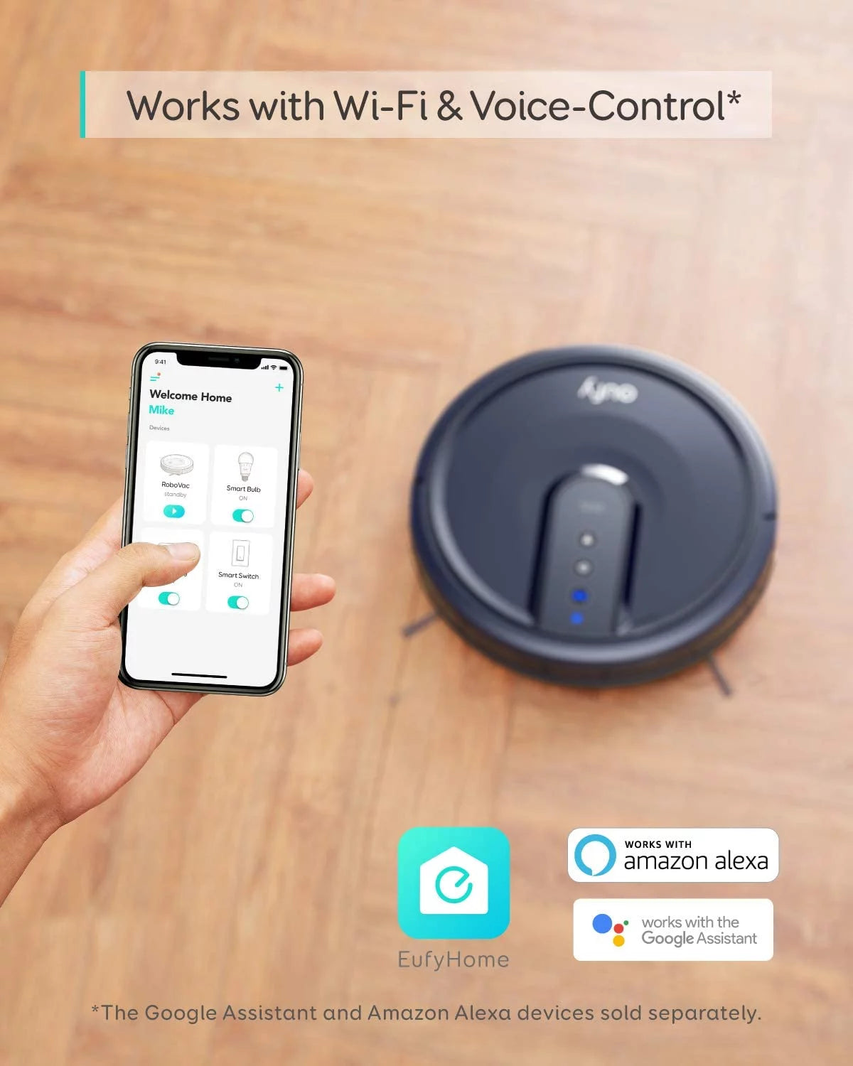 Wi-Fi Connected Robot Vacuum M16745