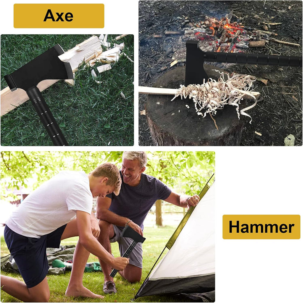 Survival Shovel Axe Multi-Tool with Carrying Box B19101