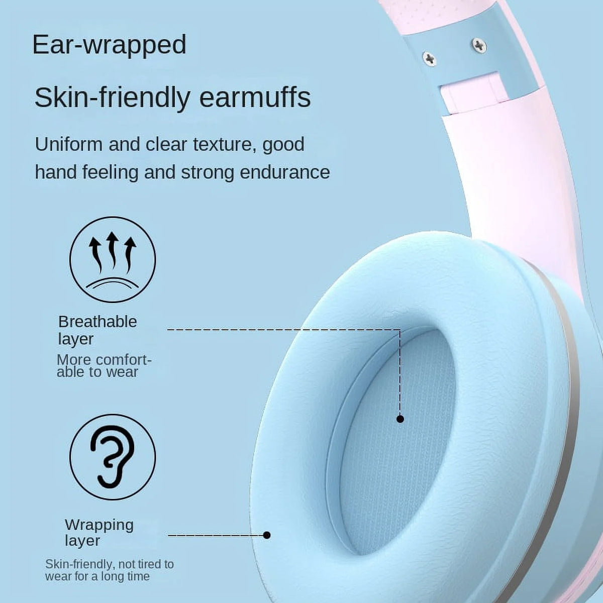 Wireless Bluetooth Gaming Headphones with Microphone Q347432