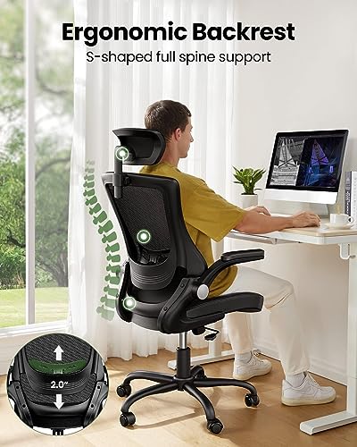 Ergonomic Mesh High Back Office Chair with Lumbar Support K45057