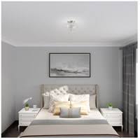 Brushed Nickel 2 Light Ceiling Mount J9498