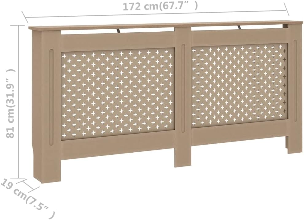 67.7"x7.5"x31.9" MDF Radiator Cover R400