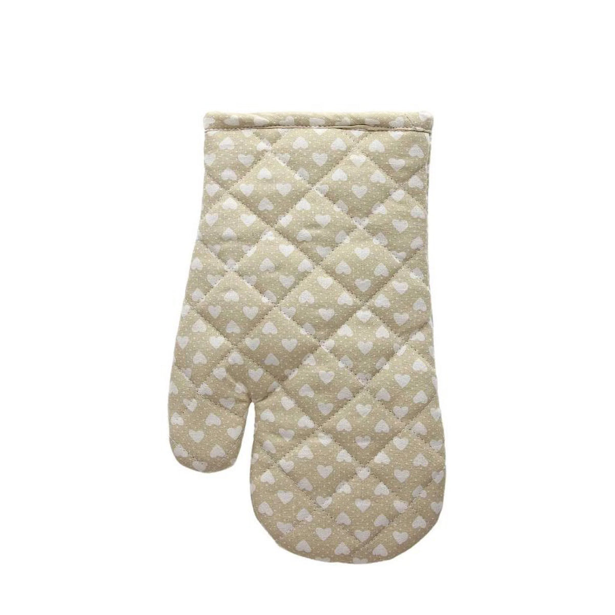 Cotton Beige Oven Glove V10559