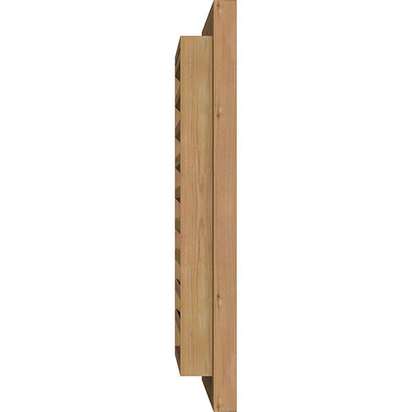 Unfinished Functional Rough Vertical Gable Vent P8737