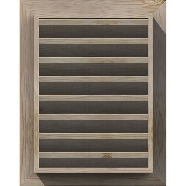 Unfinished Pine Gable Vent P92174