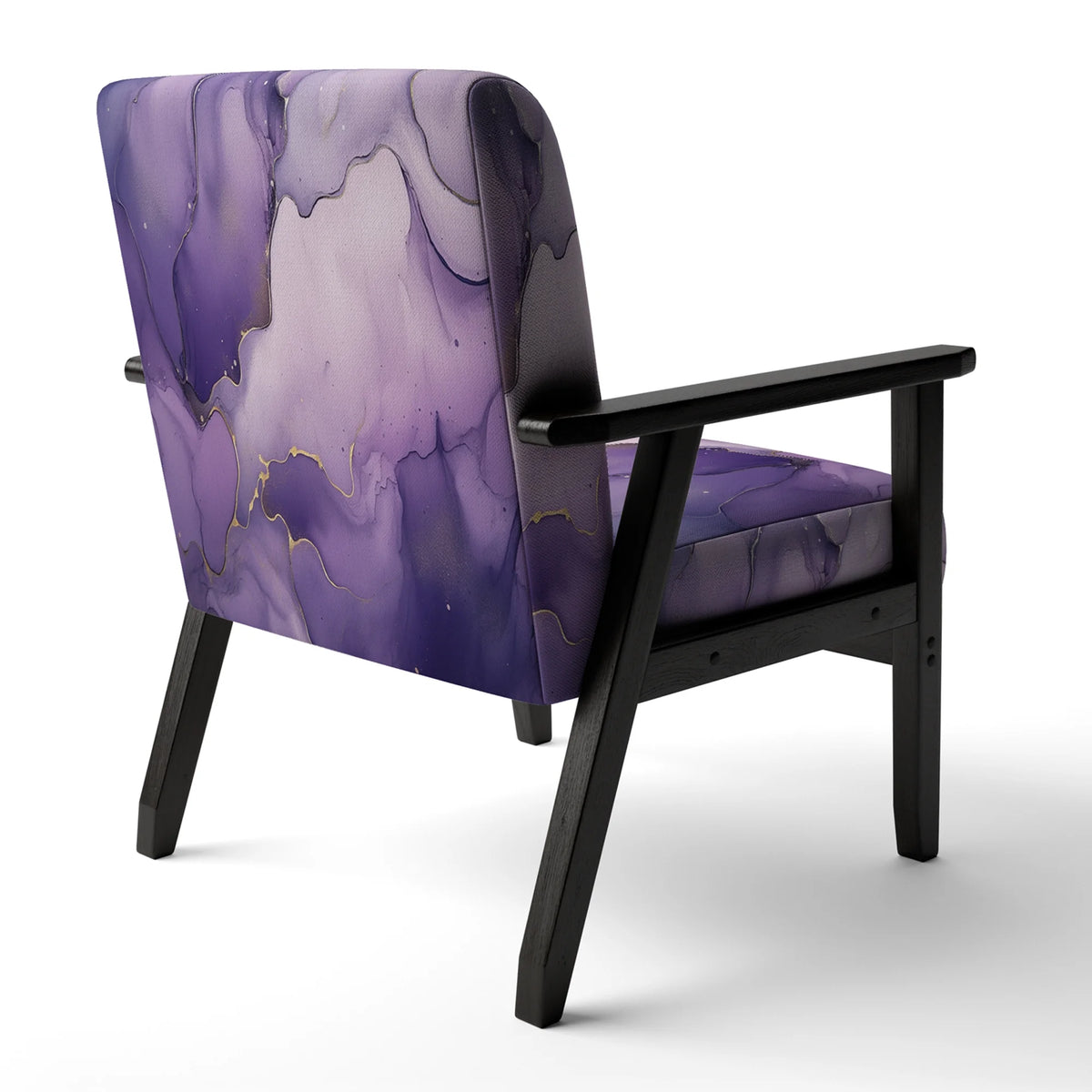 Purple Upholstered Accent Chair A378