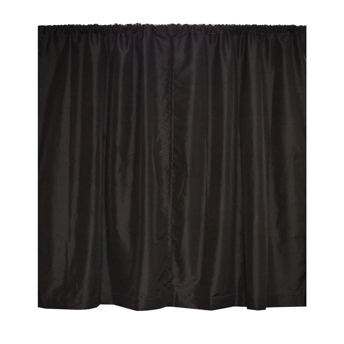 8'x20' Pipe and Drape Backdrop Kit with Black Drape Fabric B29917