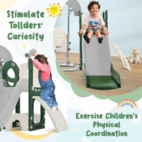 Toddler Slide with Swing Playset V70034