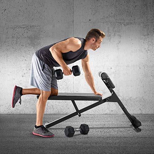 Black Hyperextension AB Bench A4641