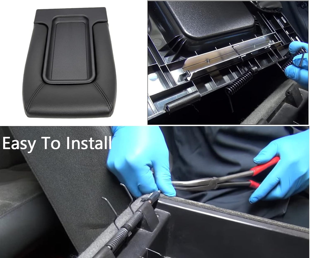 Center Console Lid Repair Kit Black Pack of 2 F59561