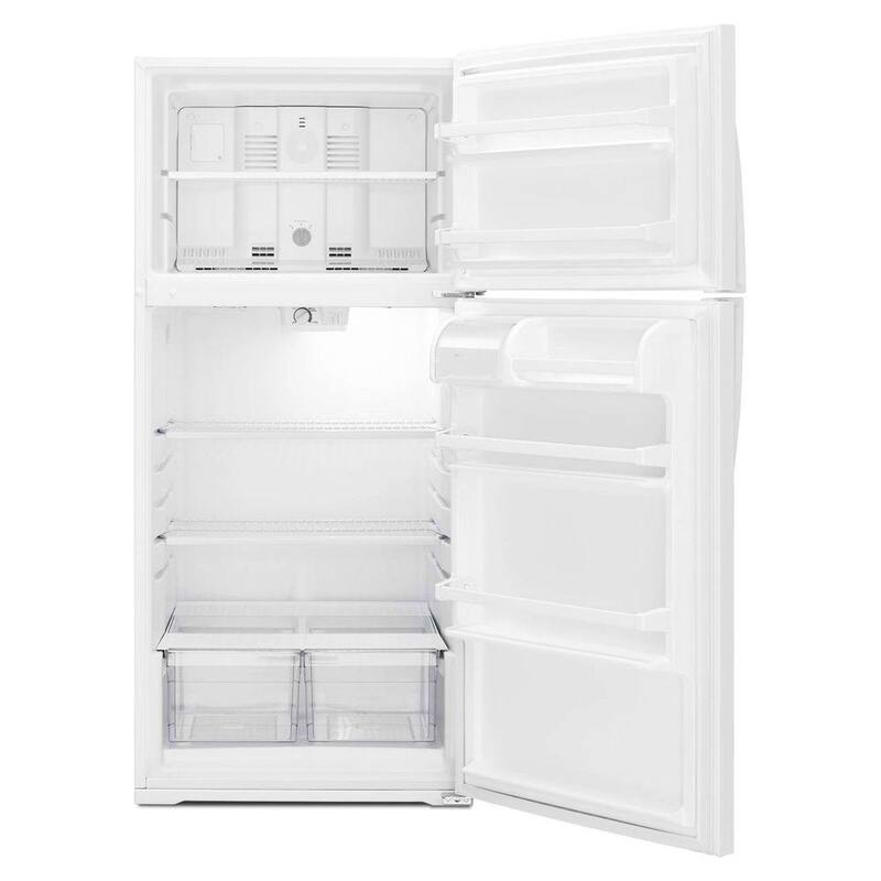 Top Freezer Refrigerator in White E516