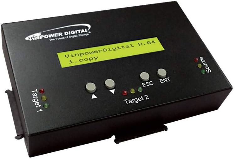 1:2 SATA HDD SSD Clone Duplicator Sanitizer W865