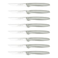 8pc Stainless Steel Serrated Steak Knife Set F635779