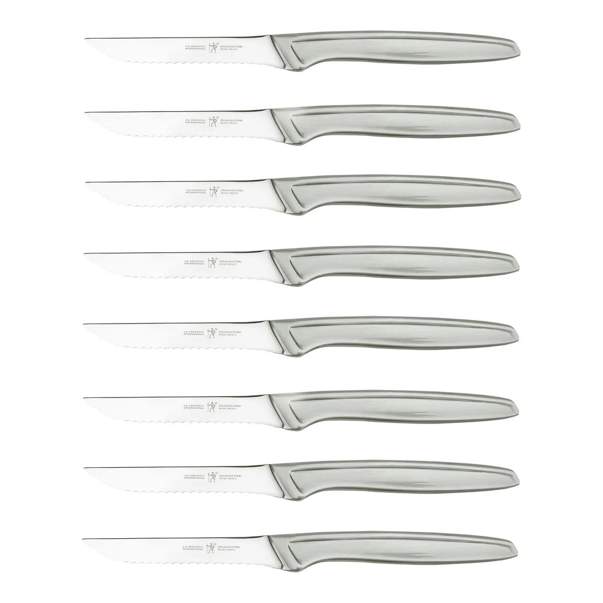 8pc Stainless Steel Serrated Steak Knife Set F635779