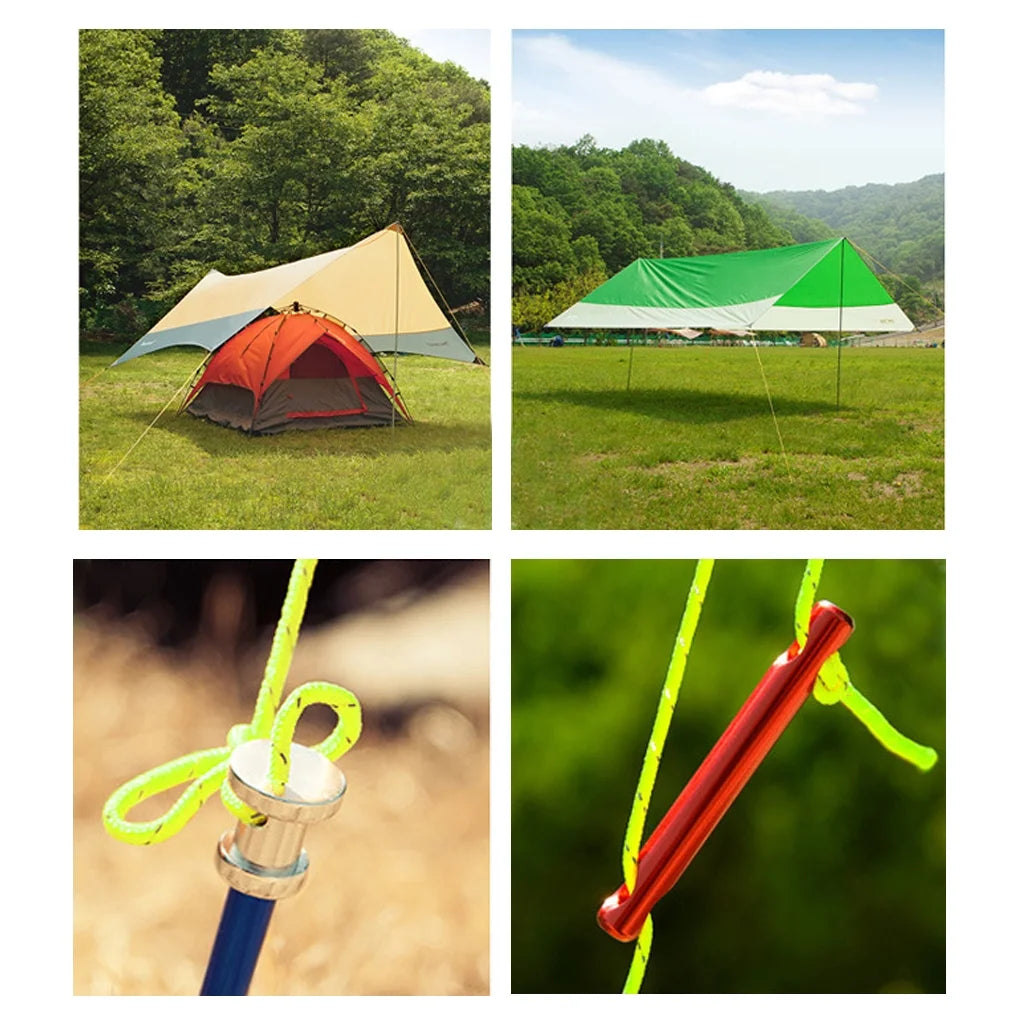 Fluorescent Reflective Guyline Tent Rope Camping Cord M305558