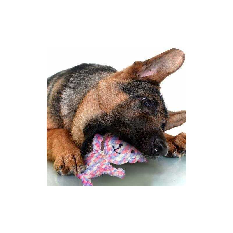 Knotted Soft Cotton Rope Teething Toy F1322