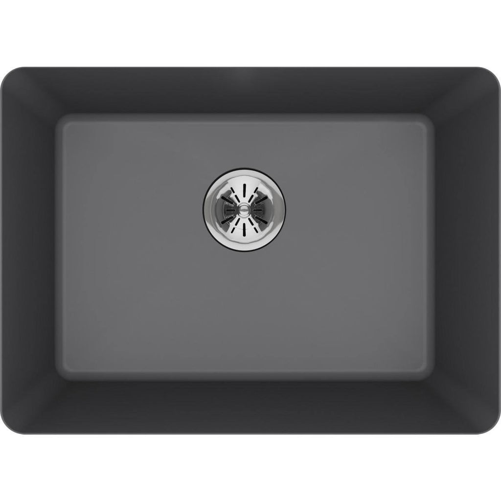 Black Undermount Laundry Sink C42480
