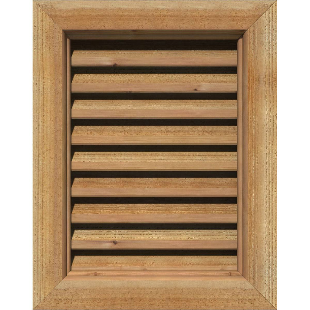 Unfinished Functional Rough Vertical Gable Vent P8737