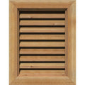 Unfinished Functional Rough Vertical Gable Vent P8737